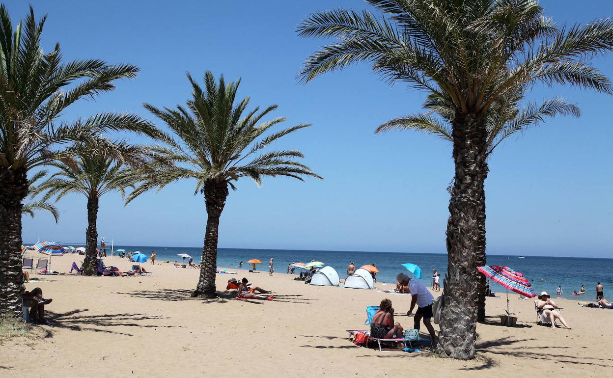 Playa de Les Marines, en Dénia.