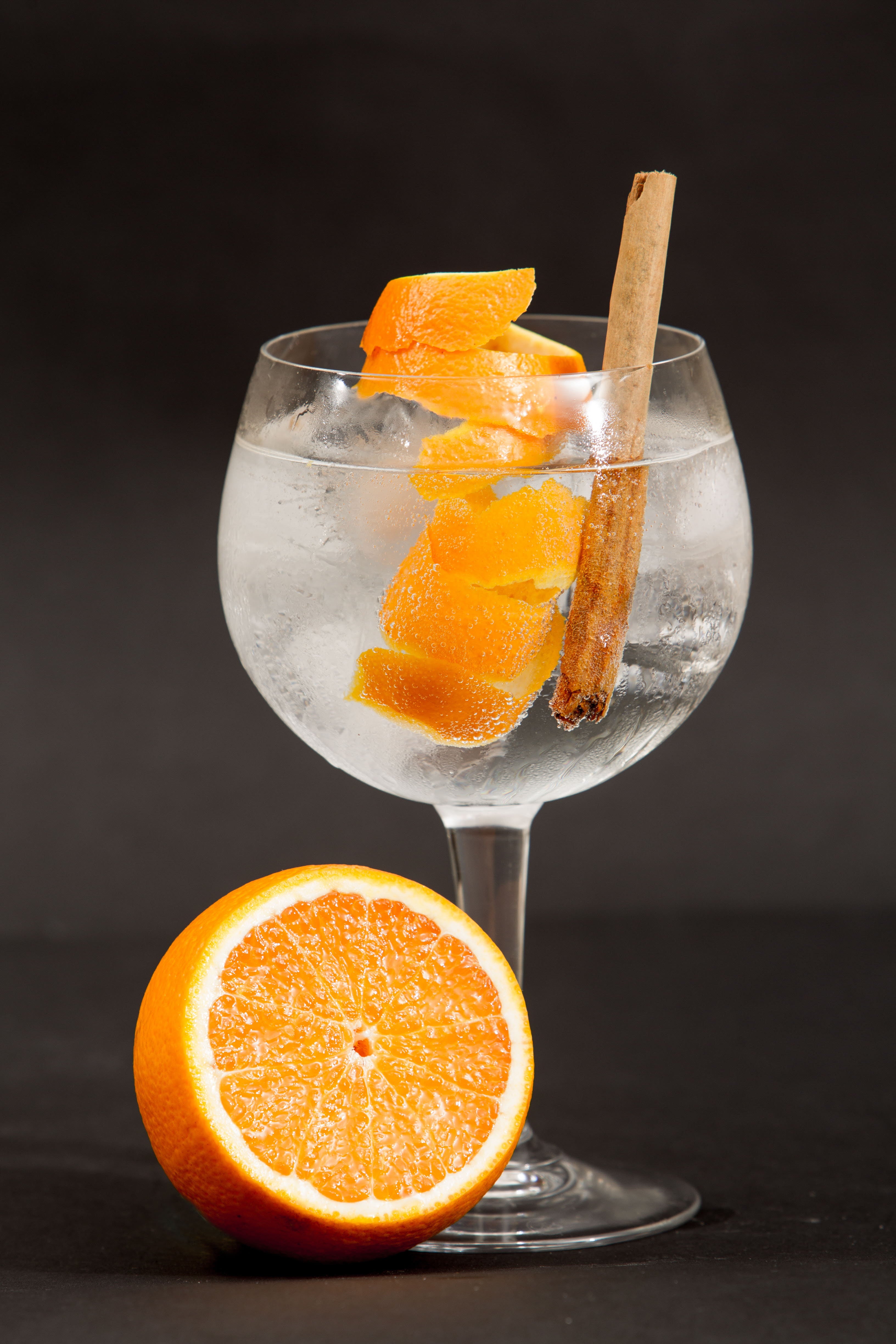 Gin tonic con naranja