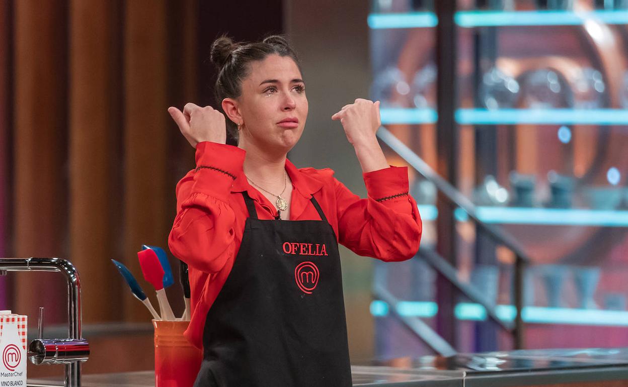 Ofelia, expulsada de MasterChef a las puertas de la gran final.