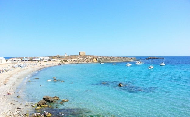 Vistas a la Isla de Tabarca.