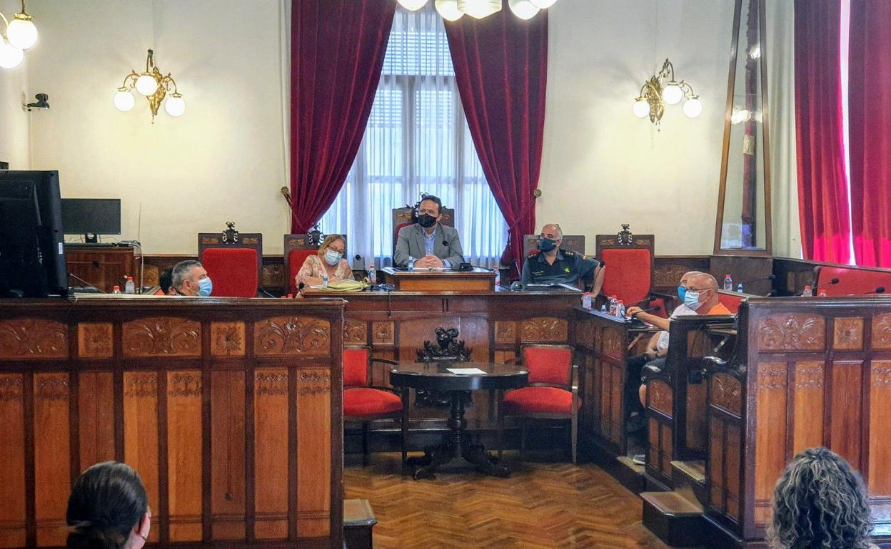 Reunión de la junta de seguridad de Sueca. 