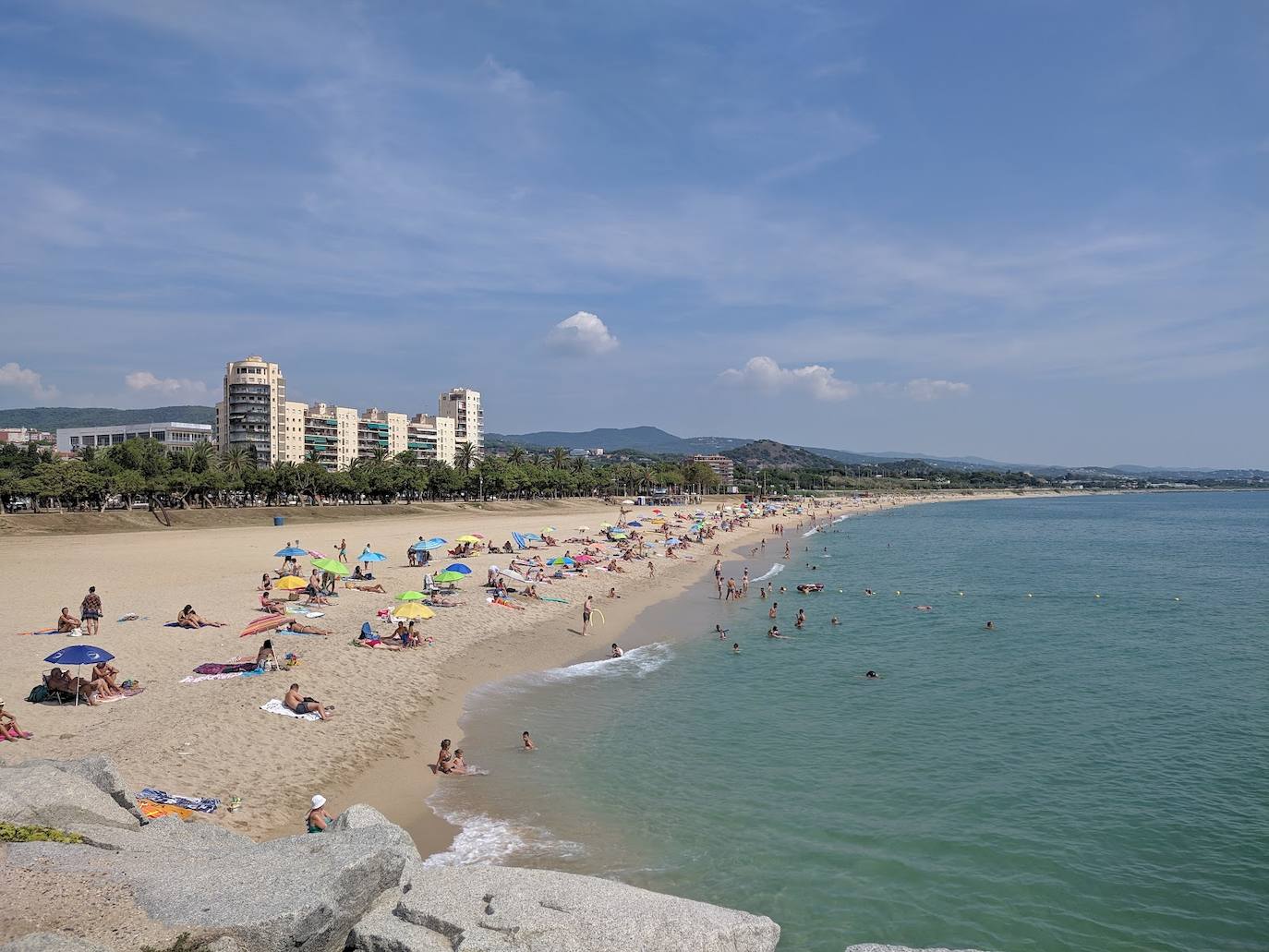 Playa de Mataró (Barcelona).