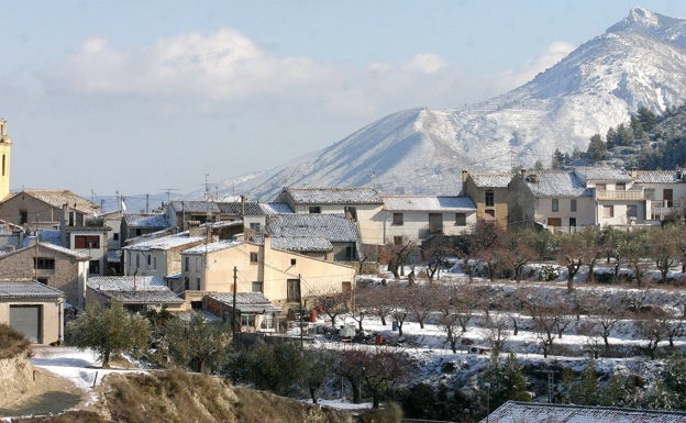 Sierra de Aitana nevada. 