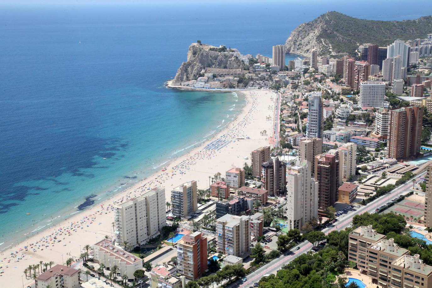 Fotos: Playas de Benidorm desde el edificio Intempo