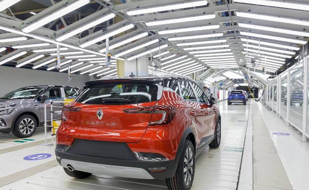 Planta de Renault en Valladolid, donde se fabrica el modelo Captur