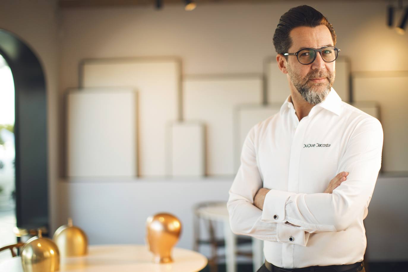 Quique Dacosta, en su restaurante de Dénia.