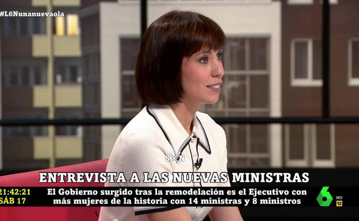 Diana Morant durante la entrevista.