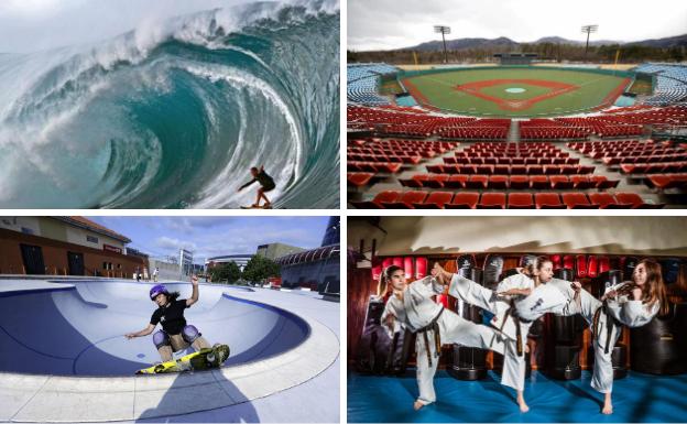 Surf, escalada, skate, béisbol y kárate, nuevos deportes en Tokio 2020