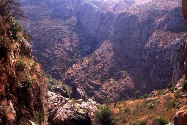 Vista aérea del Barranco del Infierno