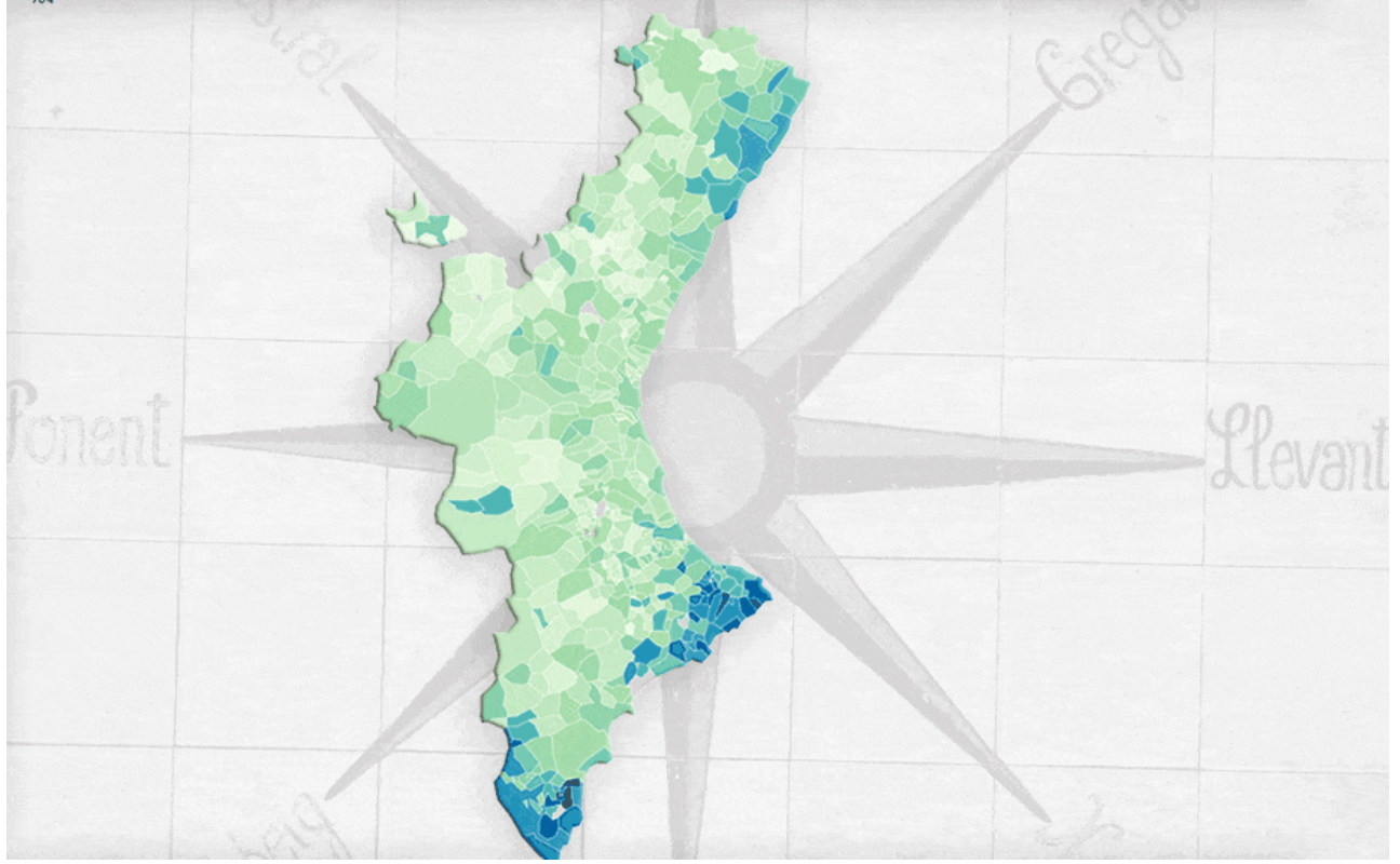 Los municipios más internacionales de la Comunitat