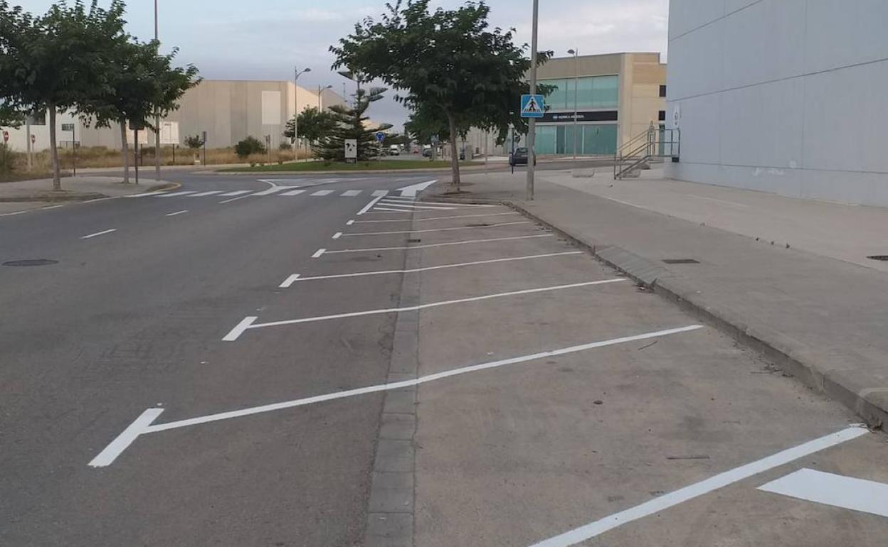 Las nuevas plazas de estacionamiento en Táctica. 