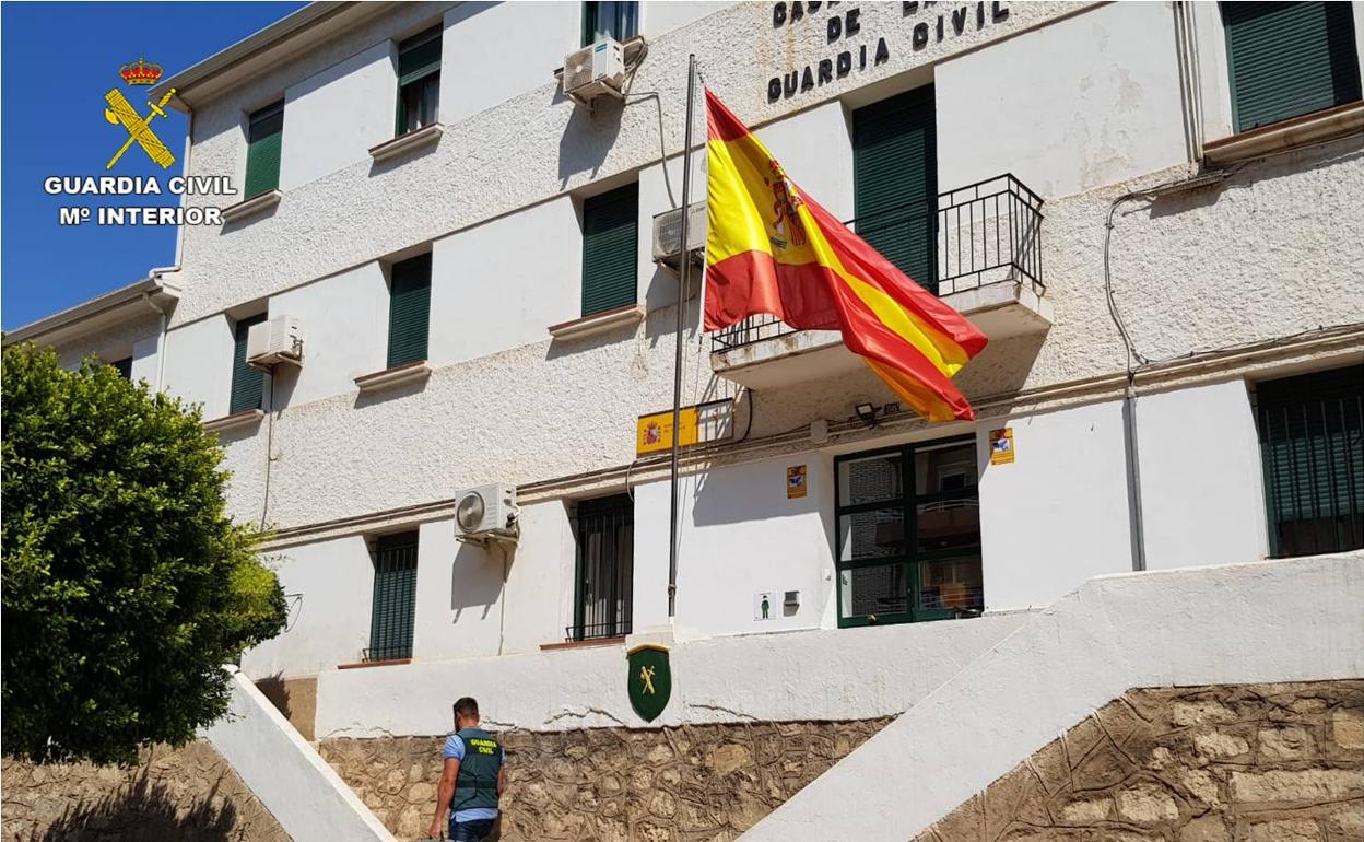 Cuartel de la Guardia Civil de Villajoyosa donde se presentó la denuncia. 