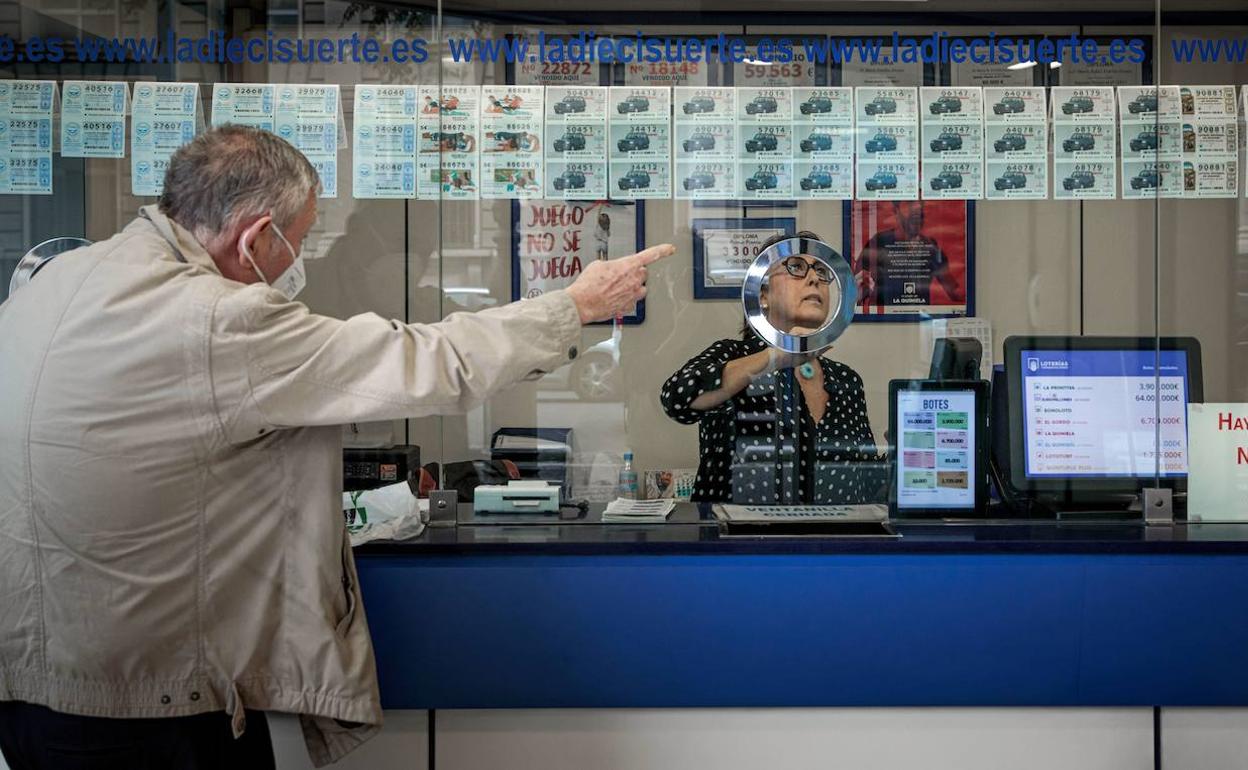 Una administración de lotería. 