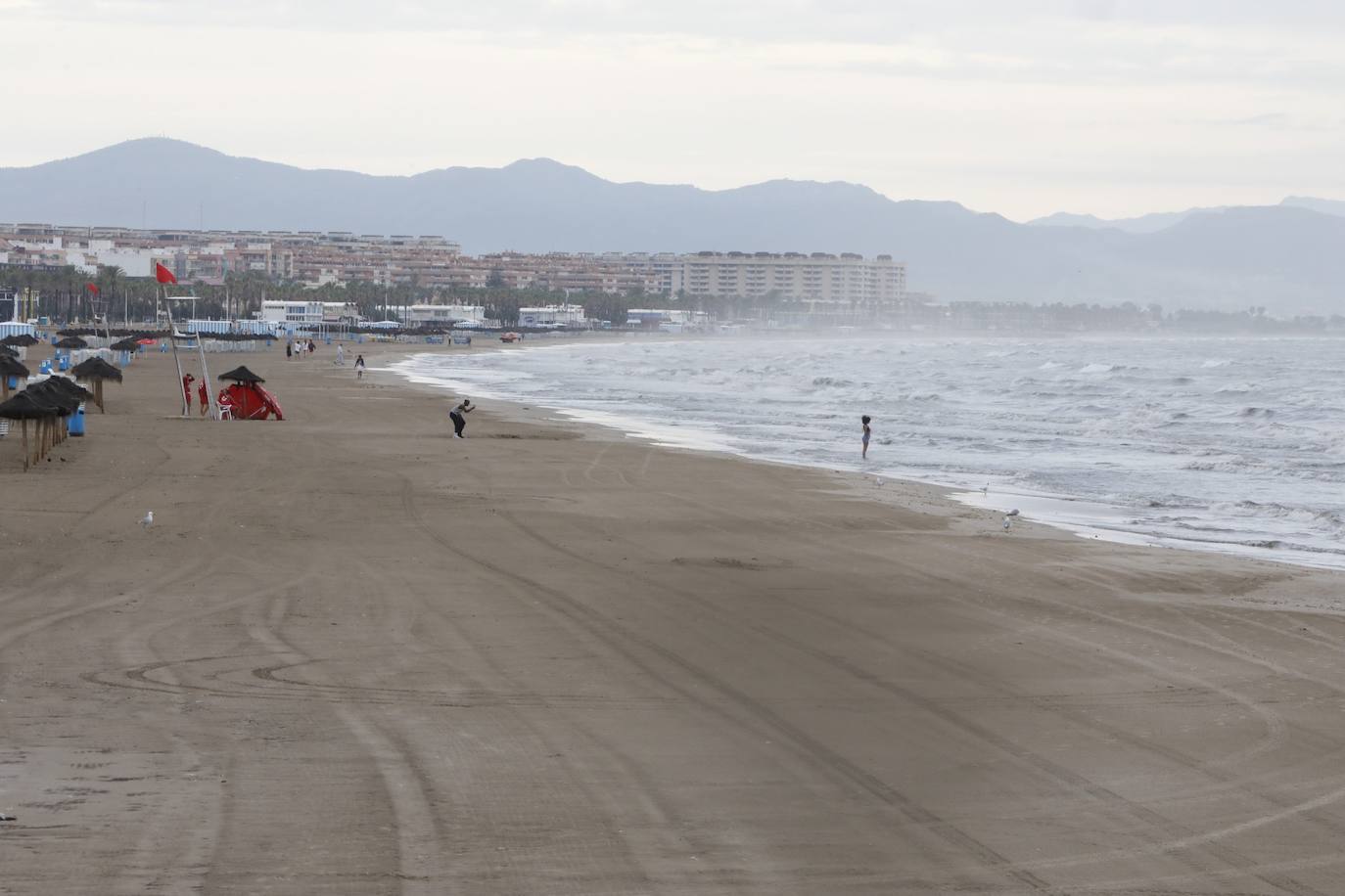 Lluvia en Valencia.