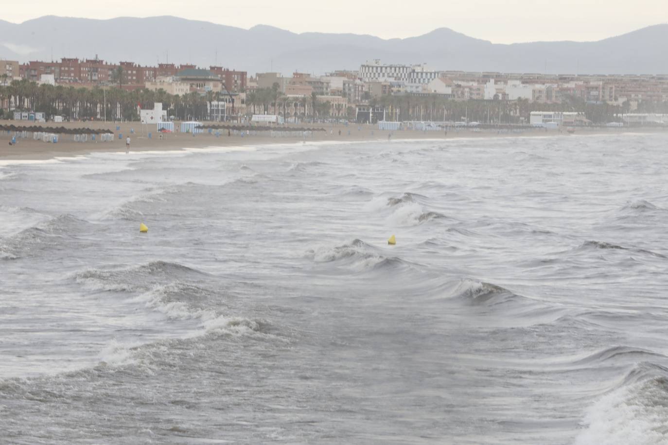 Lluvia en Valencia.