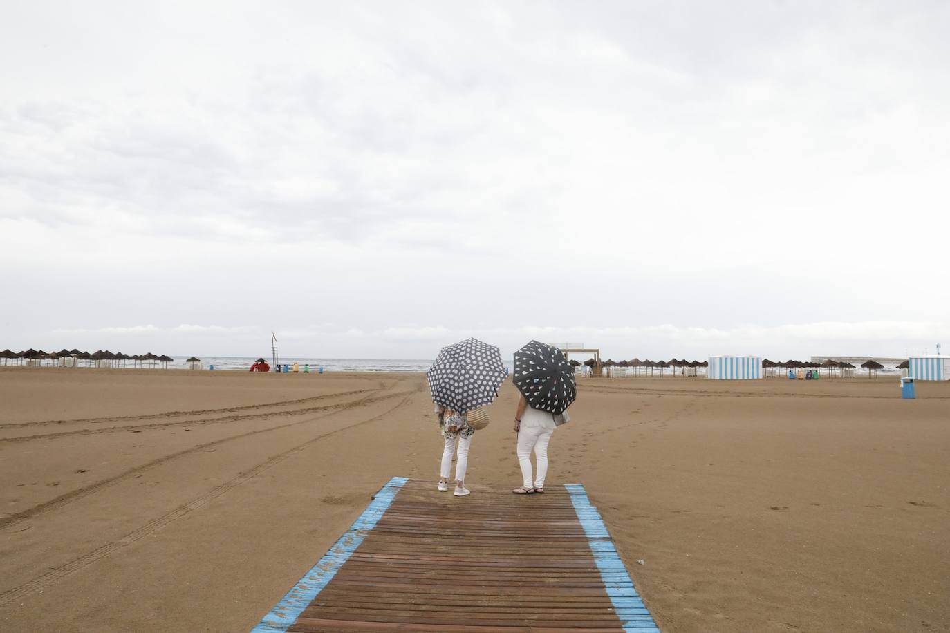 Lluvia en Valencia.