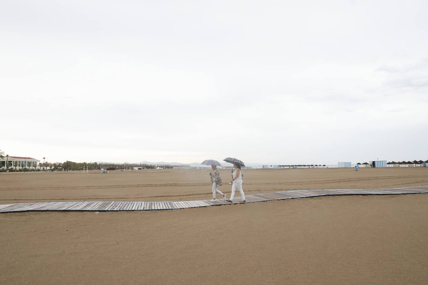 Lluvia en Valencia.