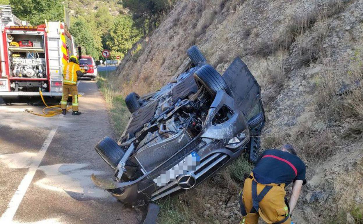Un equipo de Soporte Vital Básico ha trasladado a la víctima al hospital de Alcoy.  