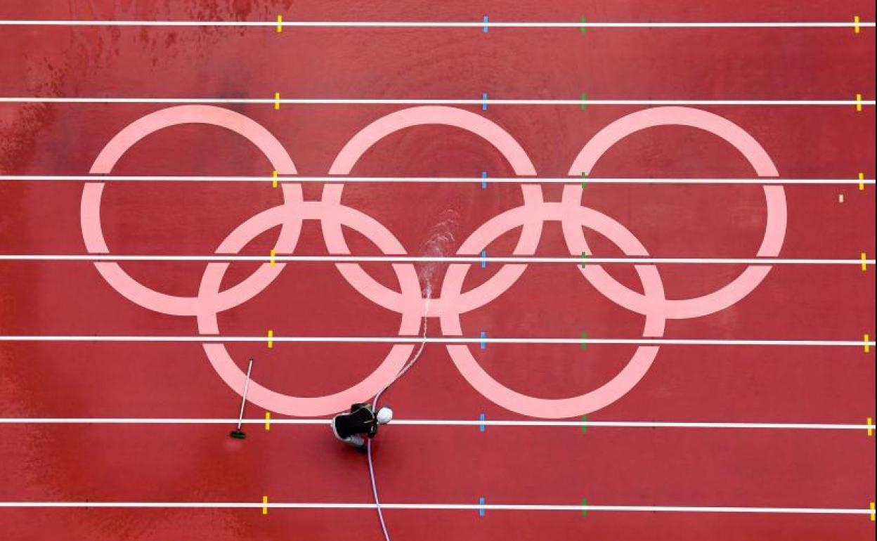 La pista de atletismo de Tokyo'20.