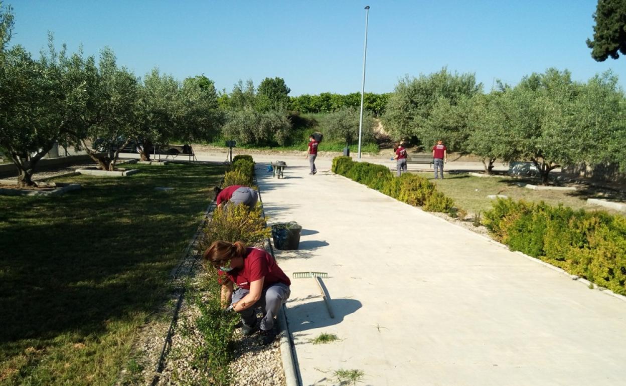 Uno de los talleres de formación recientemente clausuaros en Rotglà i Corberà. 