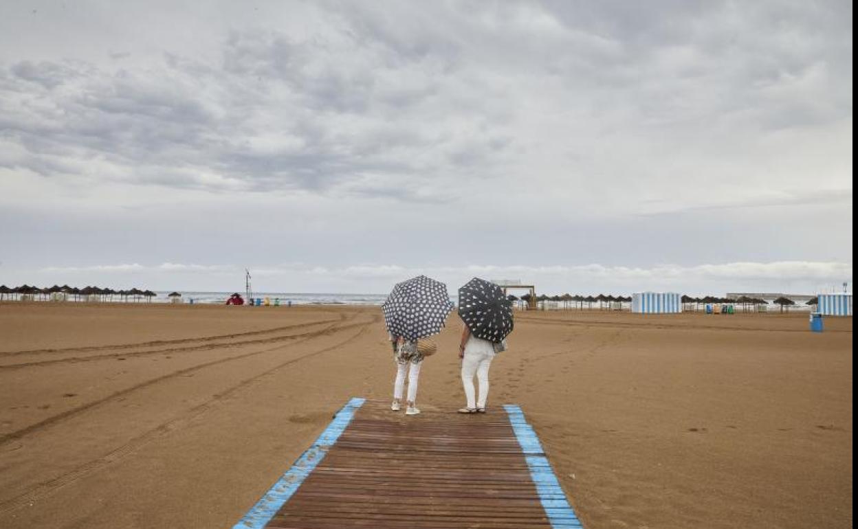Lluvia en Valencia a principio de semana. 