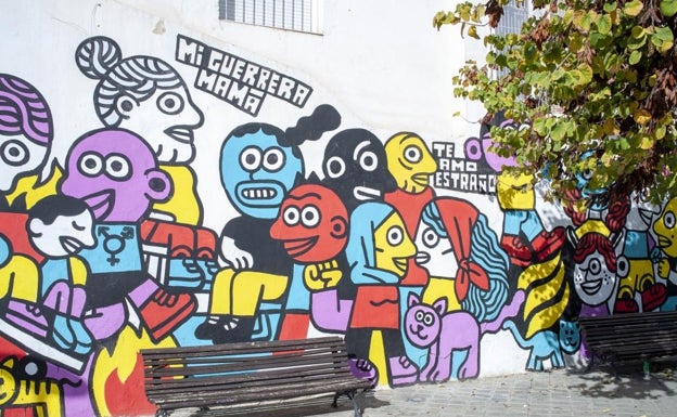 Ruta de arte urbano en San Antón. 