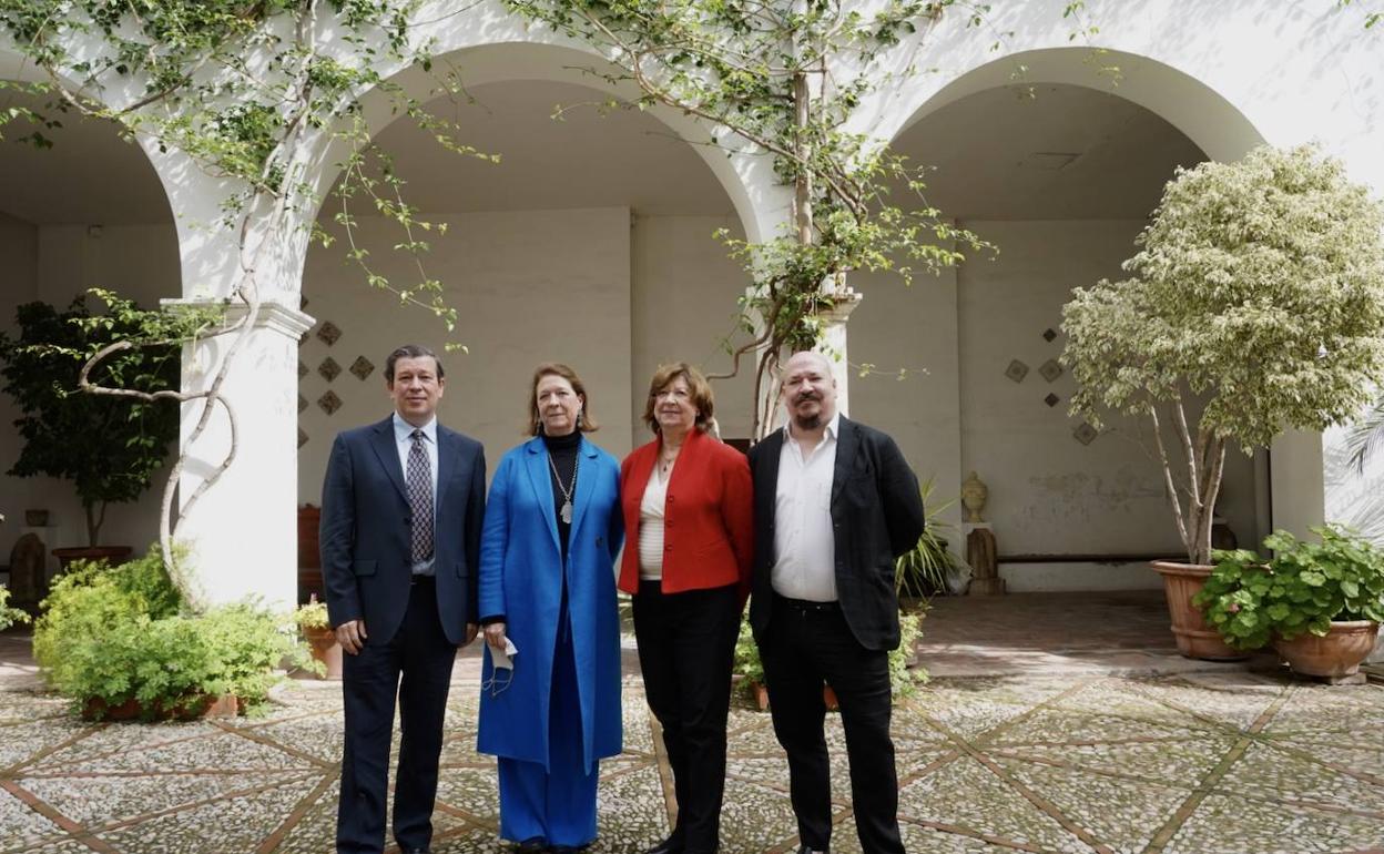  Alejandro Noguera, consejero; Agnès Noguera, Consejera Delegada; Agnès Borel, Presidenta del grupo, y Pablo Noguera, consejero 