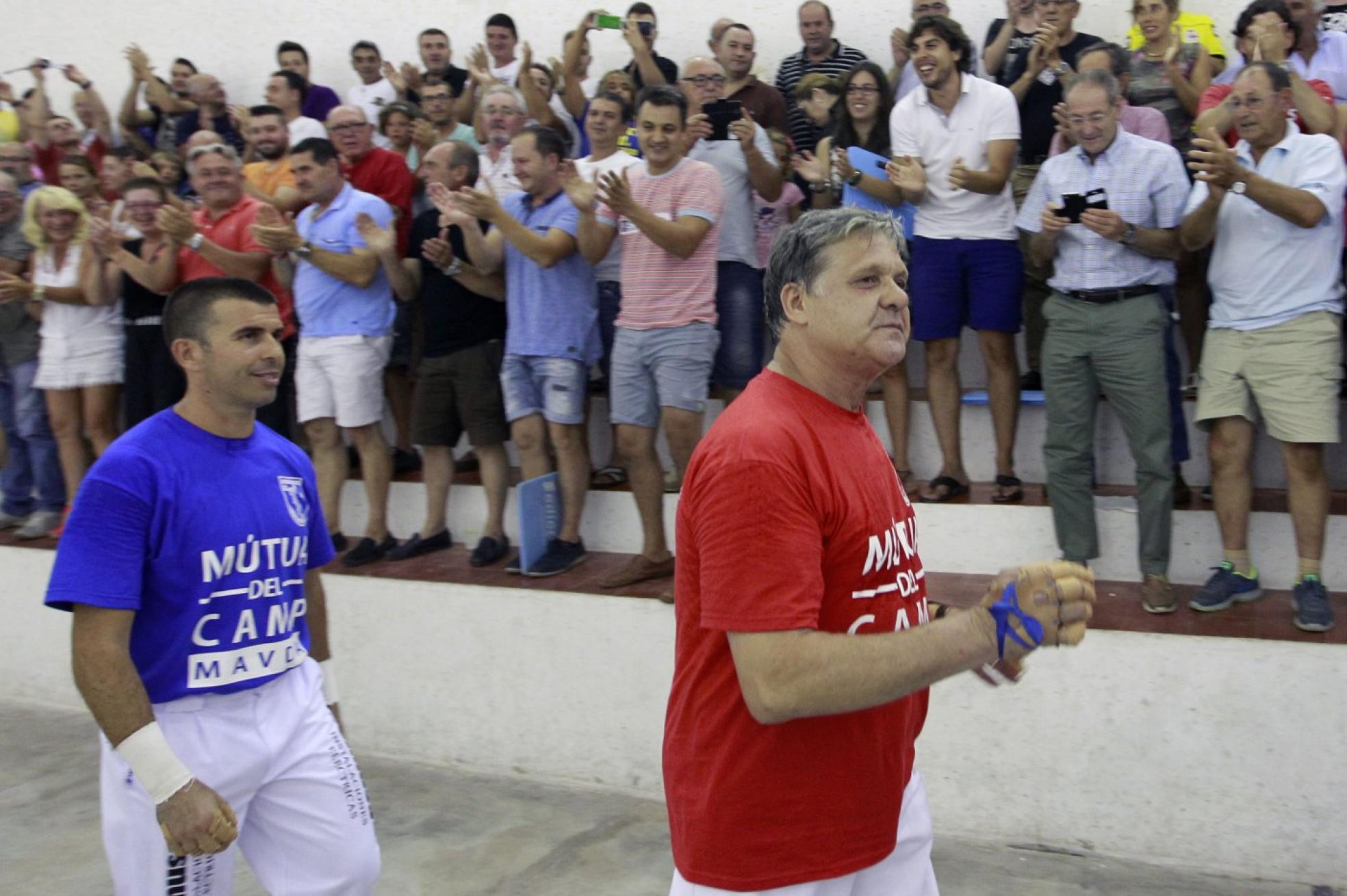 Reencuentro. Álvaro y Genovés, durante la reedición en 2015 de 'La Partida del Segle'. Txema Rodríguez