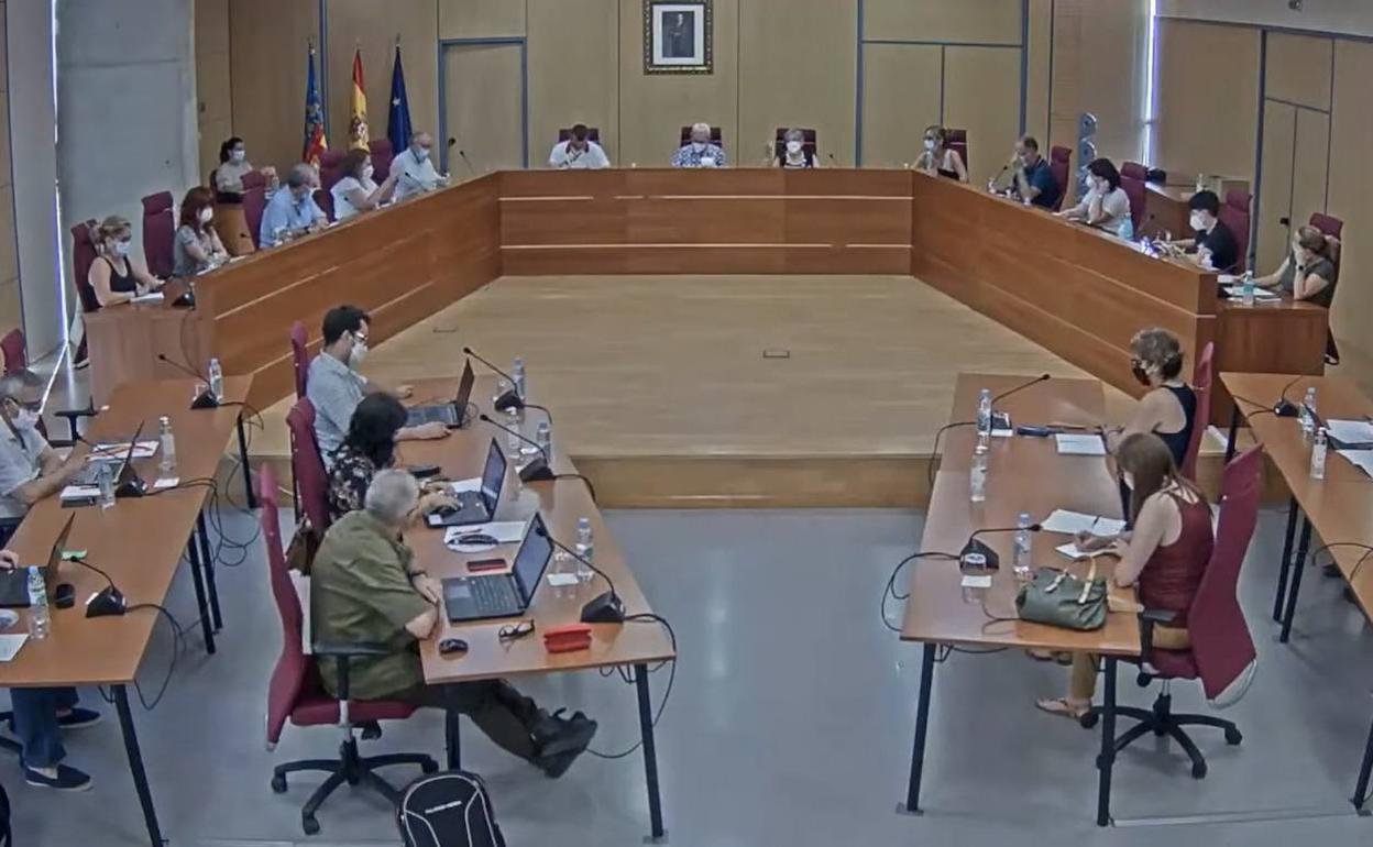 La última sesión plenaria celebrada en Alboraya. 