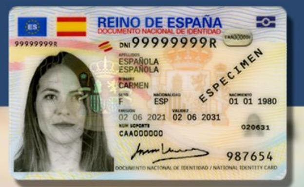 Nuevo DNI europeo.