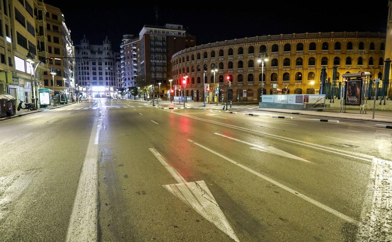 Toque de queda en Valencia. 