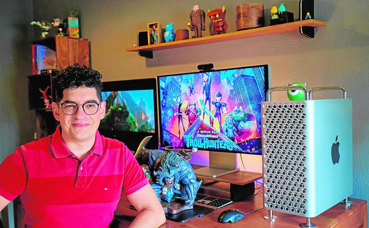 El valenciano Jonatan Catalán Navarrete acaba de ganar un premio Emmy por 'Wizards', de Guillermo del Toro. 