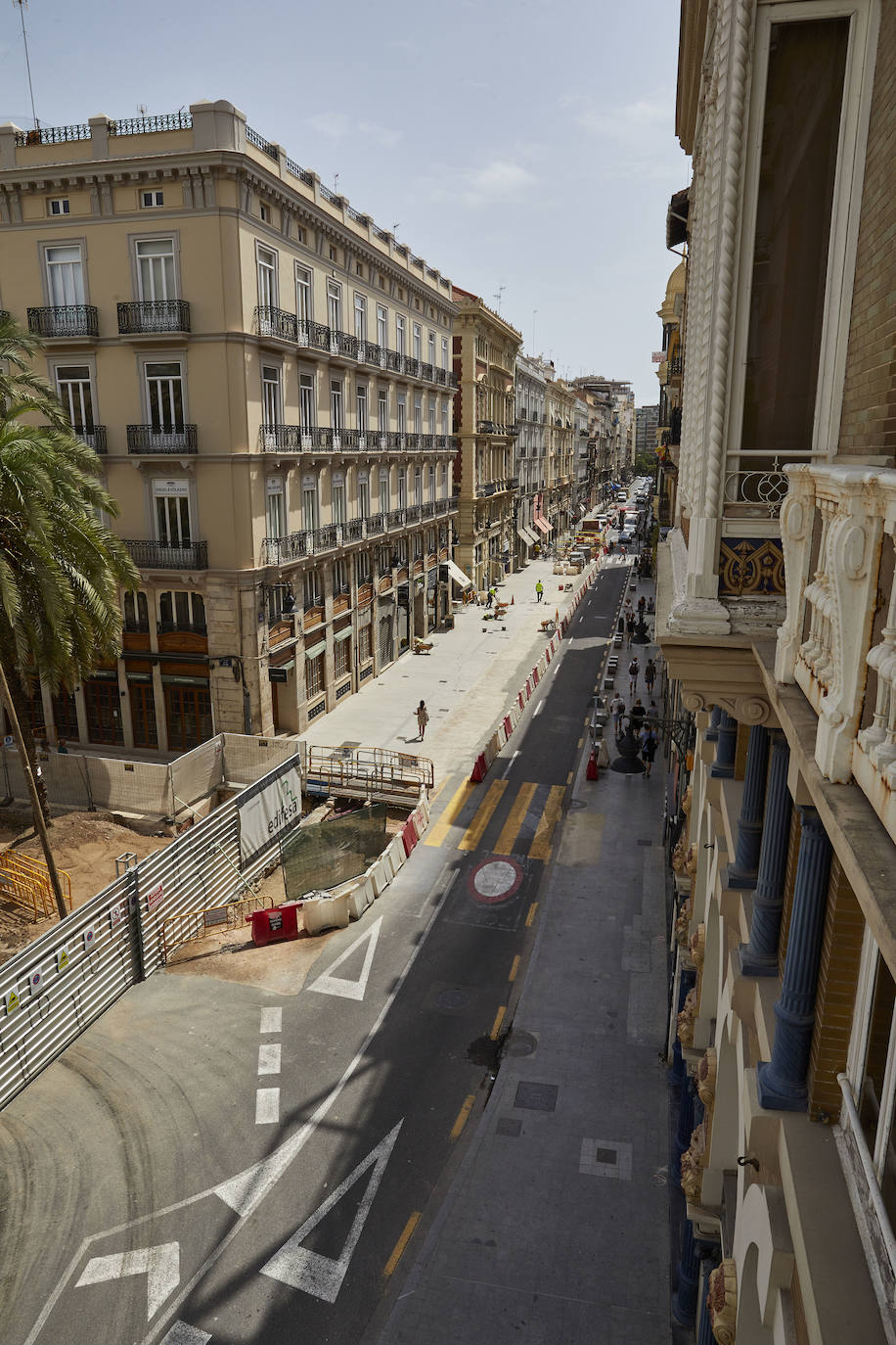 Fotos: Así van las obras de la plaza de la Reina de Valencia