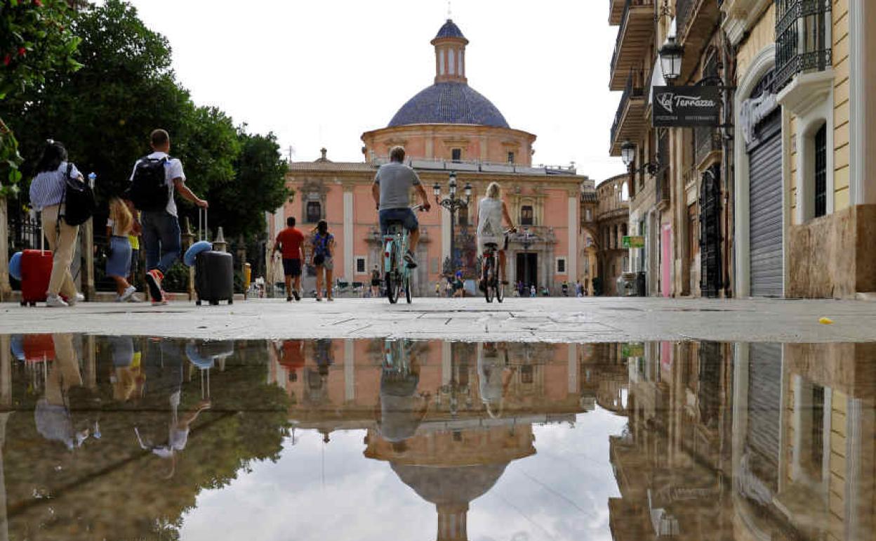 Lluvia en Valencia.