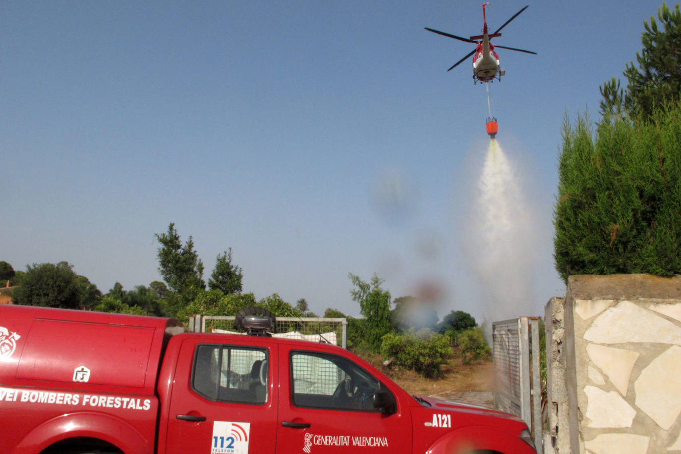 Incendio en Dénia.