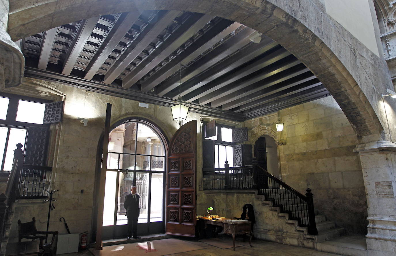 El patio gótico del Palau de la Generalitat