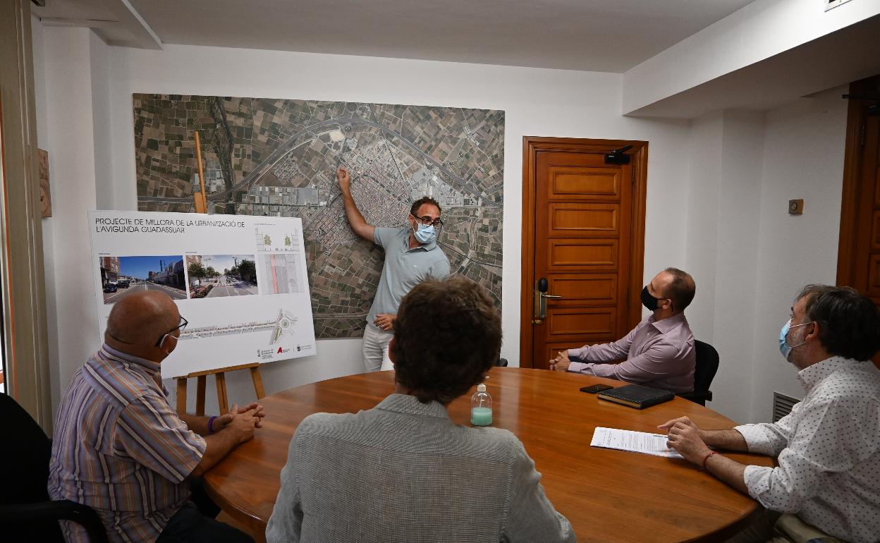 Presentación de las obras en l'Alcúdia. 