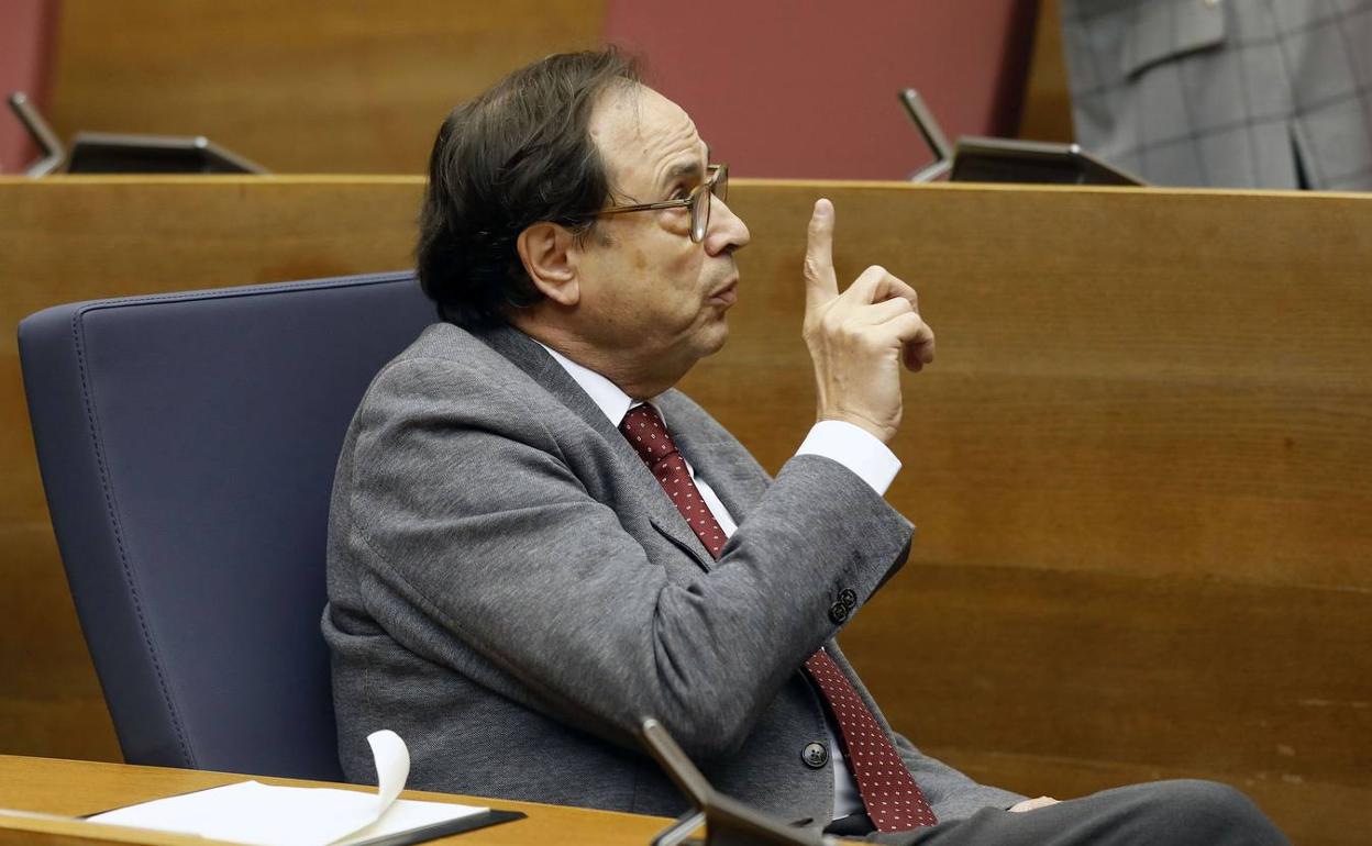 Vicent Soler, en Les Corts. 