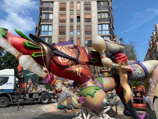 Falla avenida Reino de Valencia