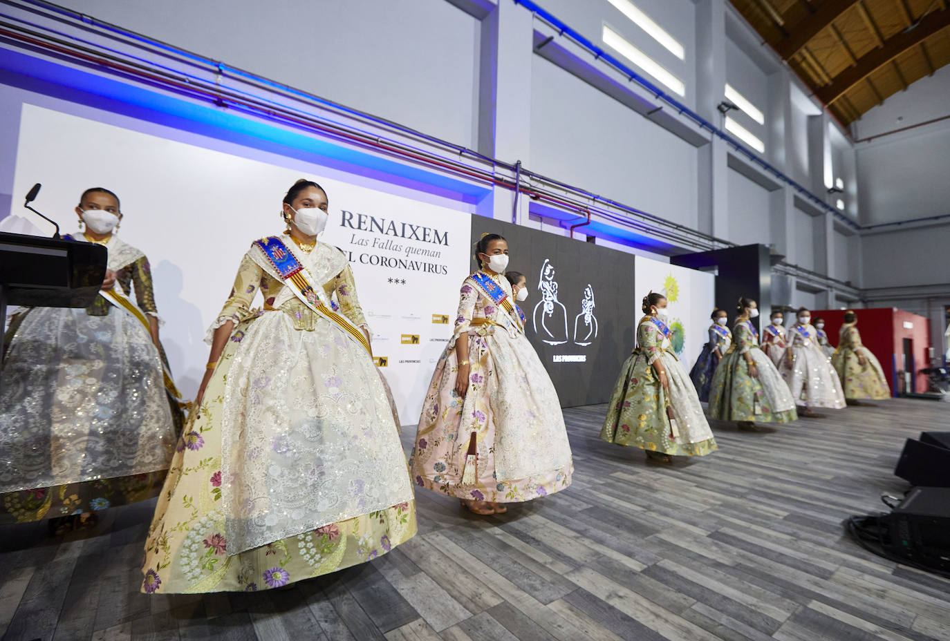 Corte infantil, en el escenario de la gala