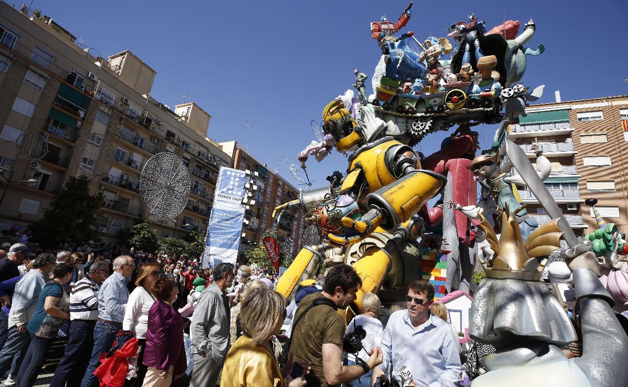 Falla Antiga de Campanar, que ganó en 2019. 