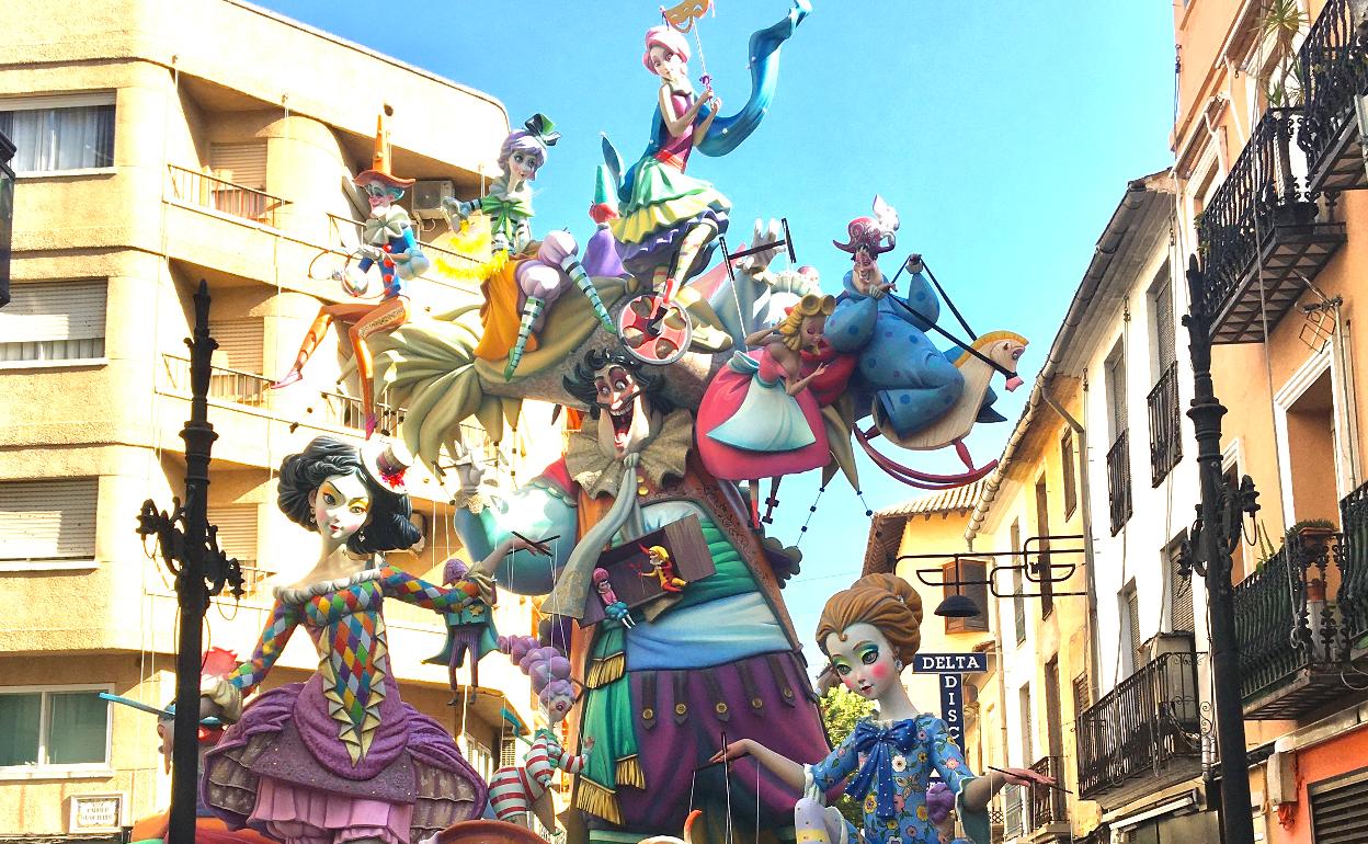 Falla Vilanova de Gandia, que ha ganado por cuarto ejercicio consecutivo. 