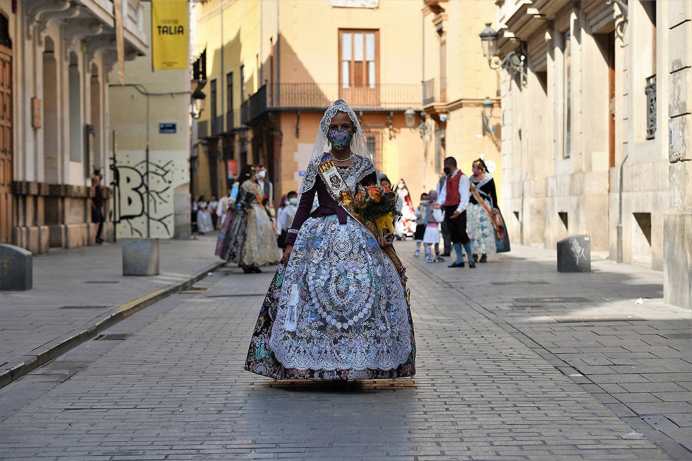 Fotos: Búscate en la Ofrenda de este sábado 4 de septiembre por la calle Caballeros de Valencia