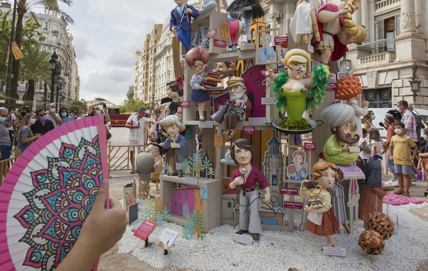 Fotos: Los ninots más televisivos de las Fallas 2021