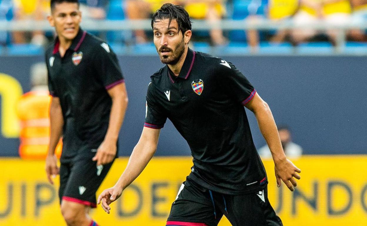 José Campaña, durante el partido contra el Cádiz.