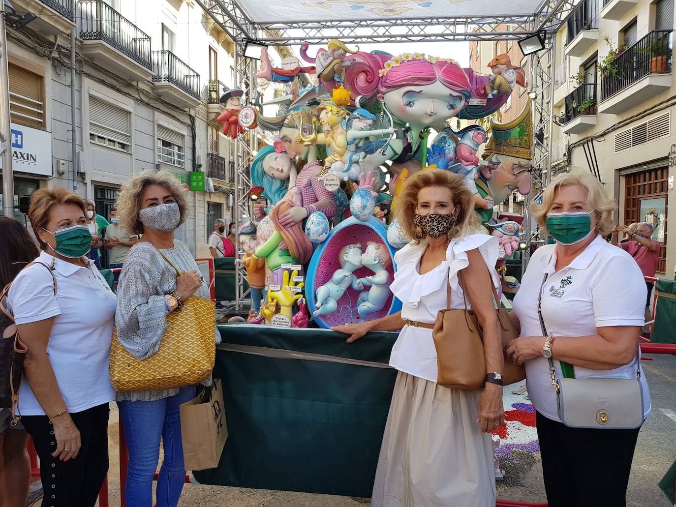 Amparo Velarte, Marta de Diego, Mayrén Beneyto y Emilia Segura