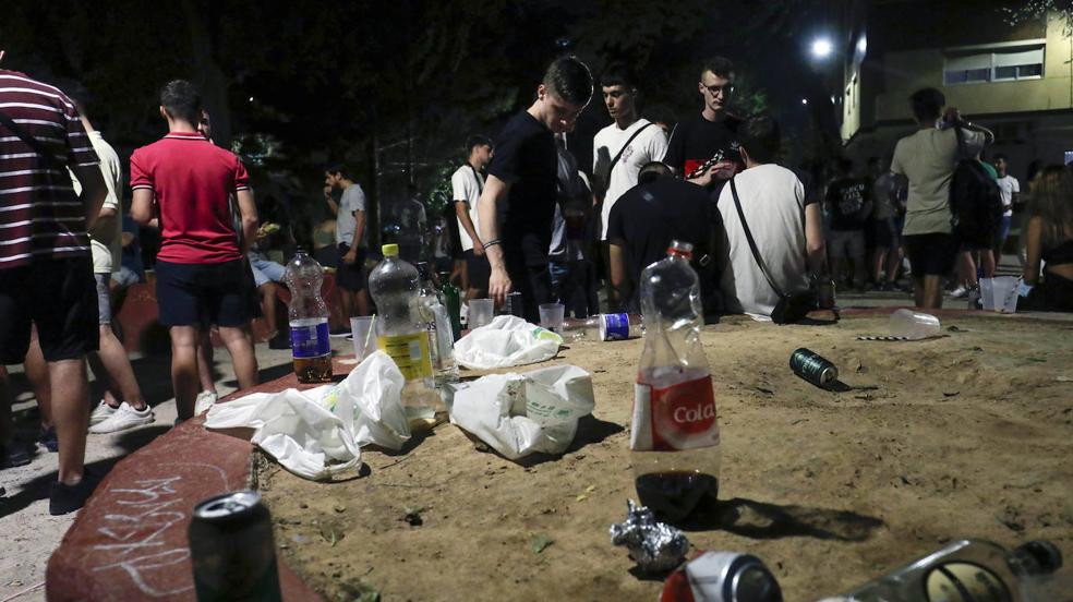 Botellón en Valencia en la primera noche sin toque de queda