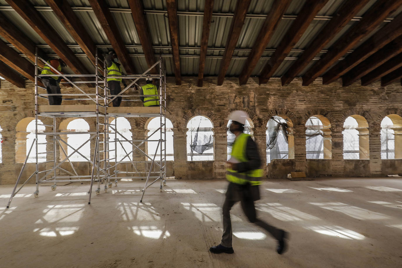 Los trabajos concluirán en 2023 para su apertura posterior al público | El Centro recuperará la antigua capilla del inmueble y rehabilitará la andana y la sala noble