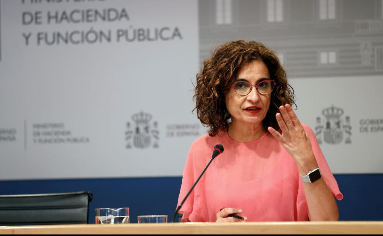 María Jesús Montero, ministra de Hacienda y Función Pública.