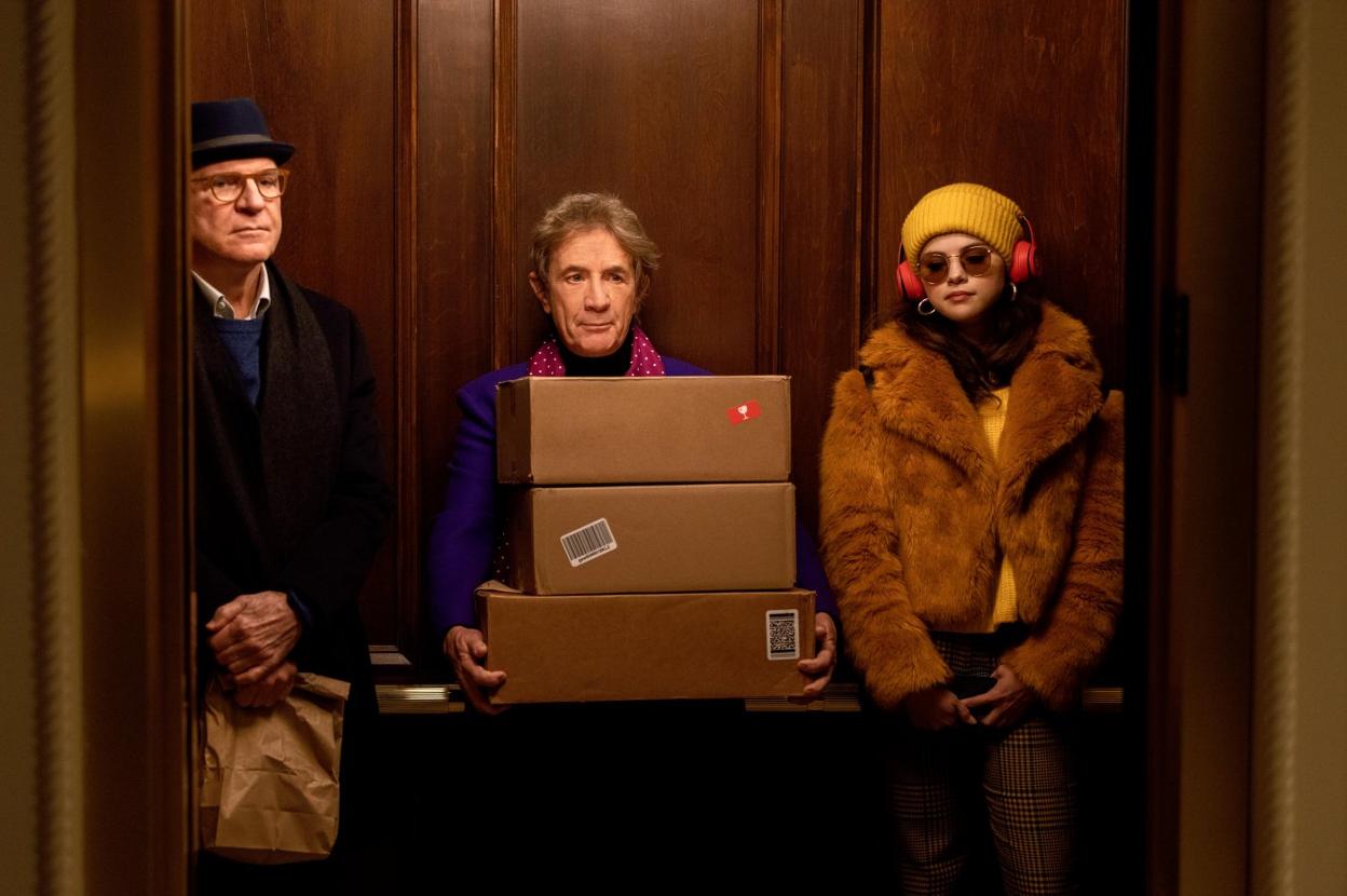 Steve Martin, Martin Short y Selena Gómez, en un fotograma de la serie. Craig Blankenhorn / Hulu